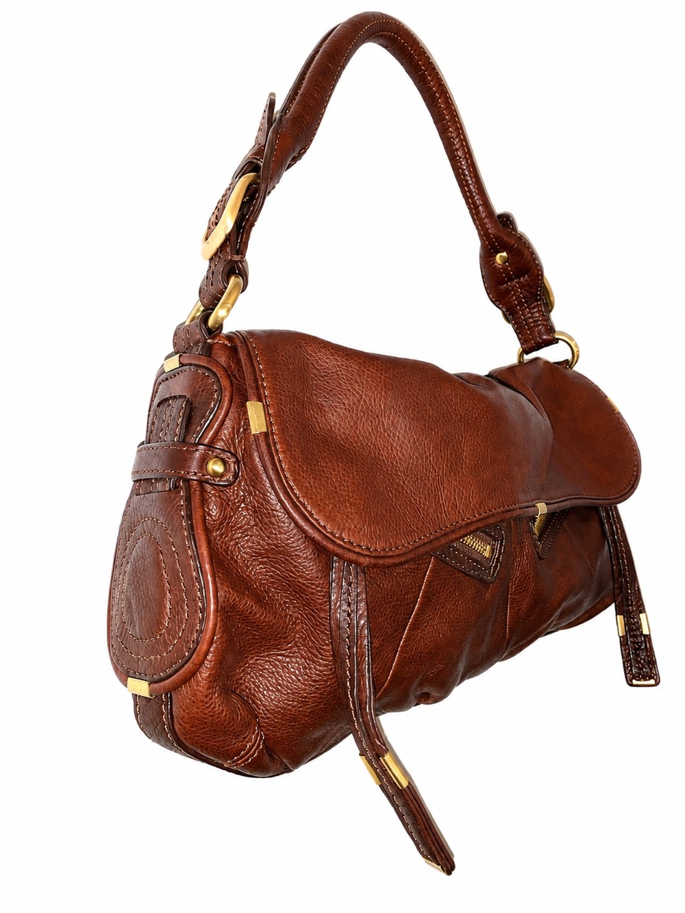 B. MAKOWSKY Leather Shoulder Bag in Deep Burgundy❤️❤️❤️ - Picture 4 of 12